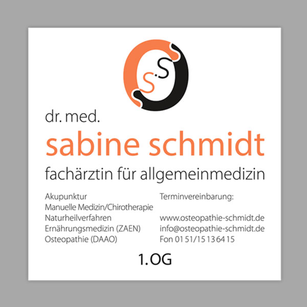 Dr. Med. Sabine Schmidt · Fachärztin für Allgemeinmedizin